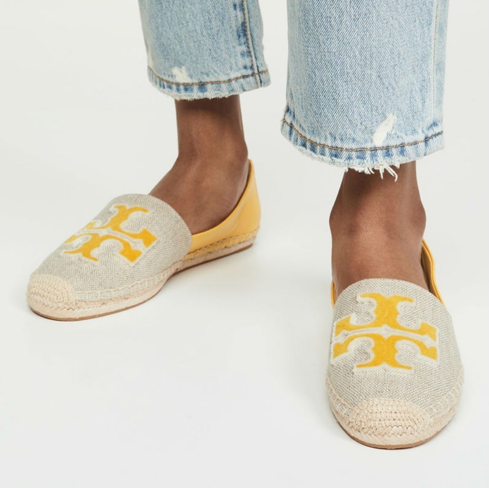 Tory Burch Ines logo espadrille